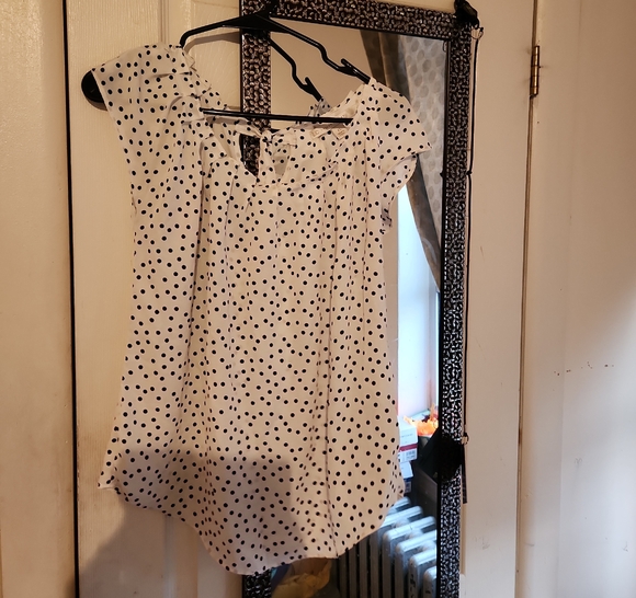 Stylish Polka Dot Blouse - Picture 1 of 5